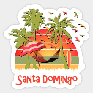 Santa Domingo Sticker